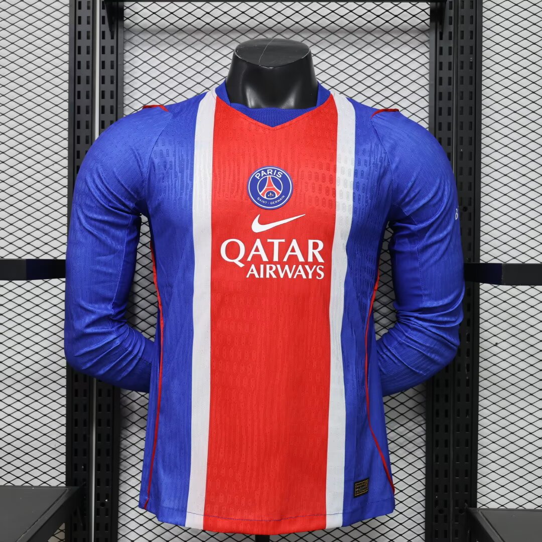 PSG Paris 2026/2027 Home Long Sleeve Player Version Football Jersey