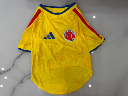 Colombia Home Dog pet Jersey 2026-2027