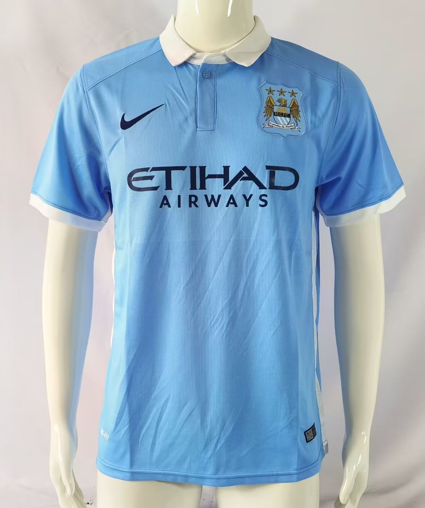Retro Manchester city 2015/2016 Home Football Jersey