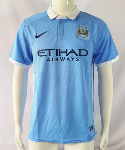 Retro Manchester city 2015/2016 Home Football Jersey