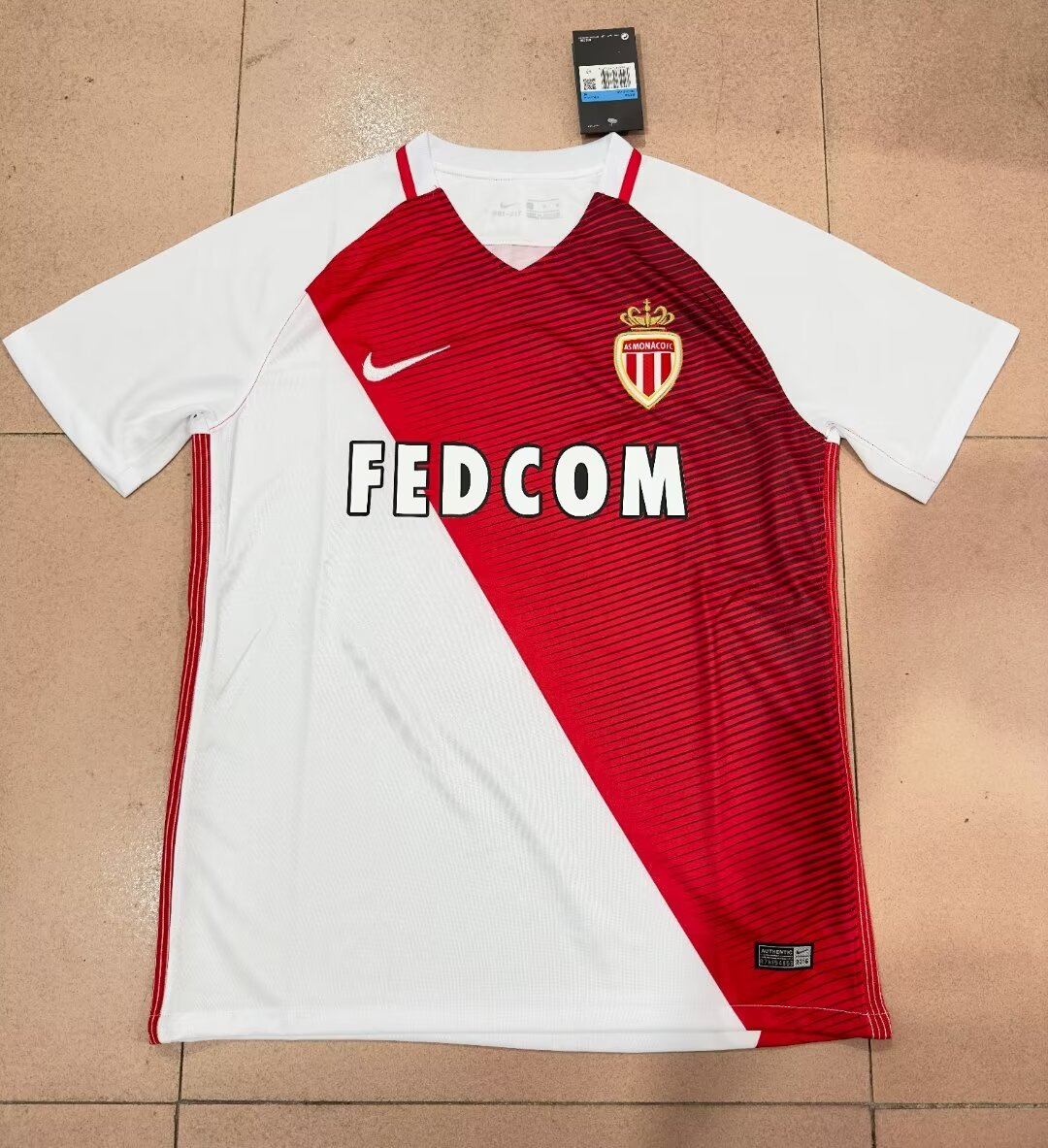 Retro AS Monaco 2016/2017 Home Fan Version Football Jersey