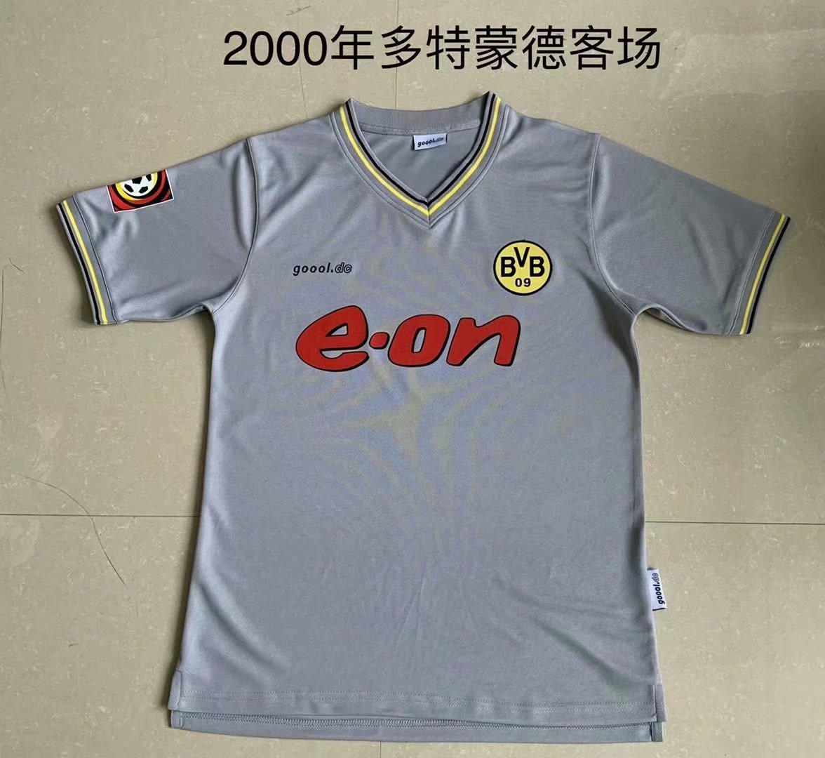 Retro Borussia Dortmund 2000 Away Football Jersey