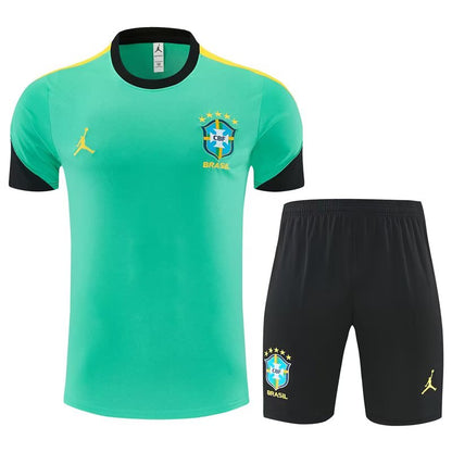 Brazil Training Sets Green (Kids And Man 16-2XL) Jersey 2026-2027