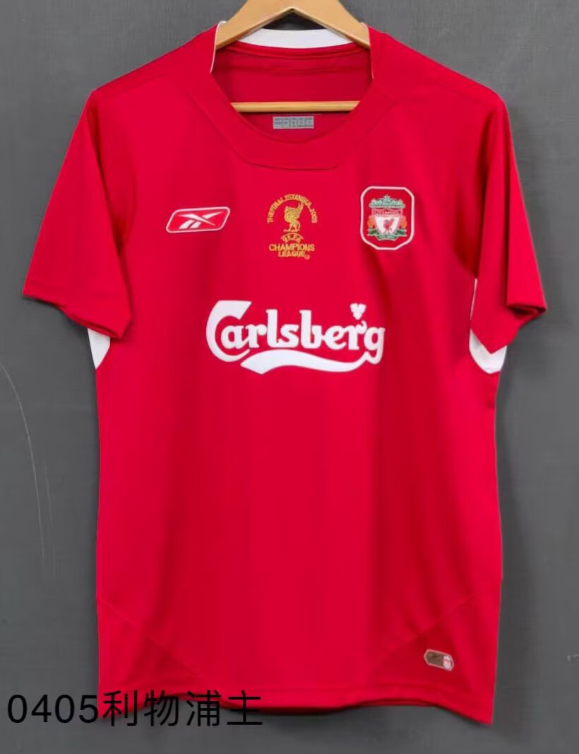 Retro Liverpool 2004/2005 Home Football Jersey