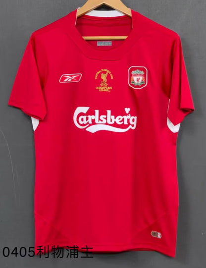 Retro Liverpool 2004/2005 Home Football Jersey