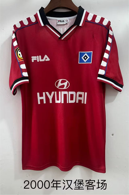 Retro Hamburger SV 2000 Away Fan Version Football Jersey