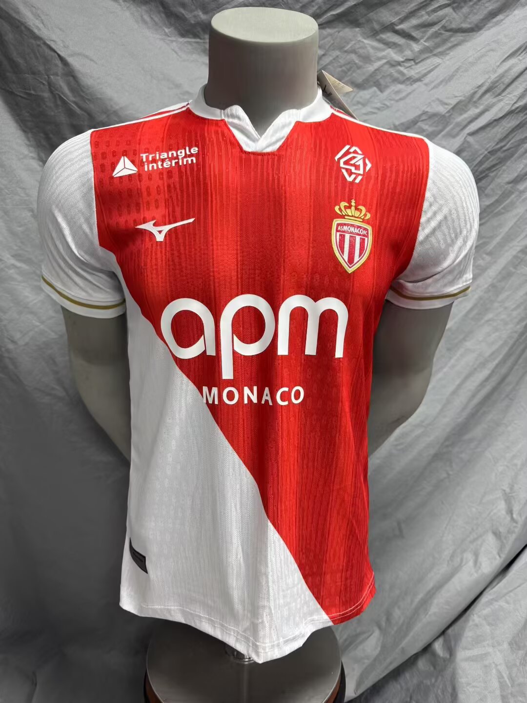 AS Monaco 2025/2026 Home Player Version Football Jersey