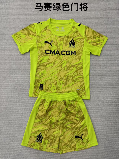 Kids jerseys 2025/2026 Kids Goalkeeper Fan Version Football Jersey