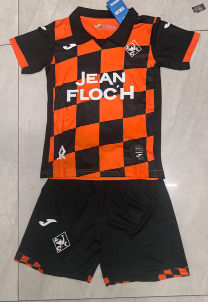 Lorient 2025/2026 Kids Home Fan Version Football Jersey