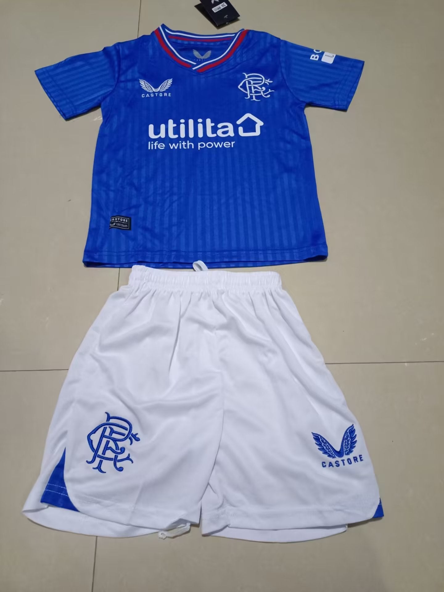 Rangers 2023/2024 Kids Home Football Jersey