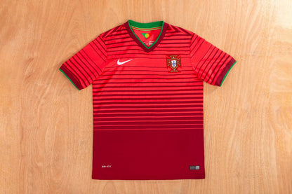 Retro Portugal 2014 Home Fan Version Football Jersey
