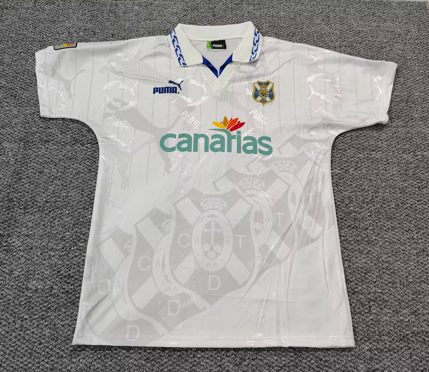 Retro Tenerife 1995/1996 Home Football Jersey