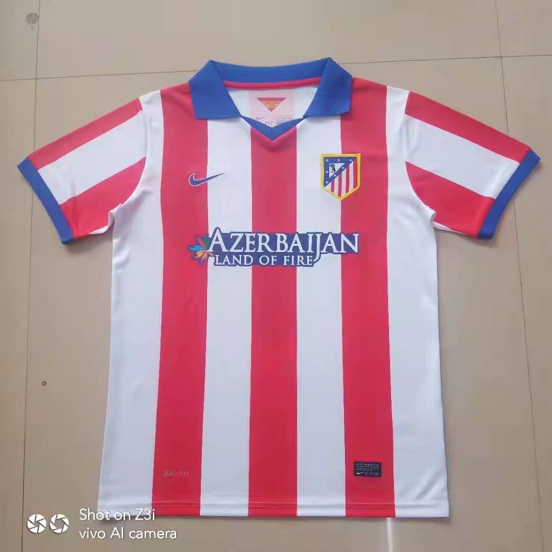 Retro Atlético de Madrid 2014/2015 Home Football Jersey