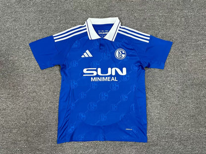 Schalke 04 2024/2025 Home Fan Version Football Jersey