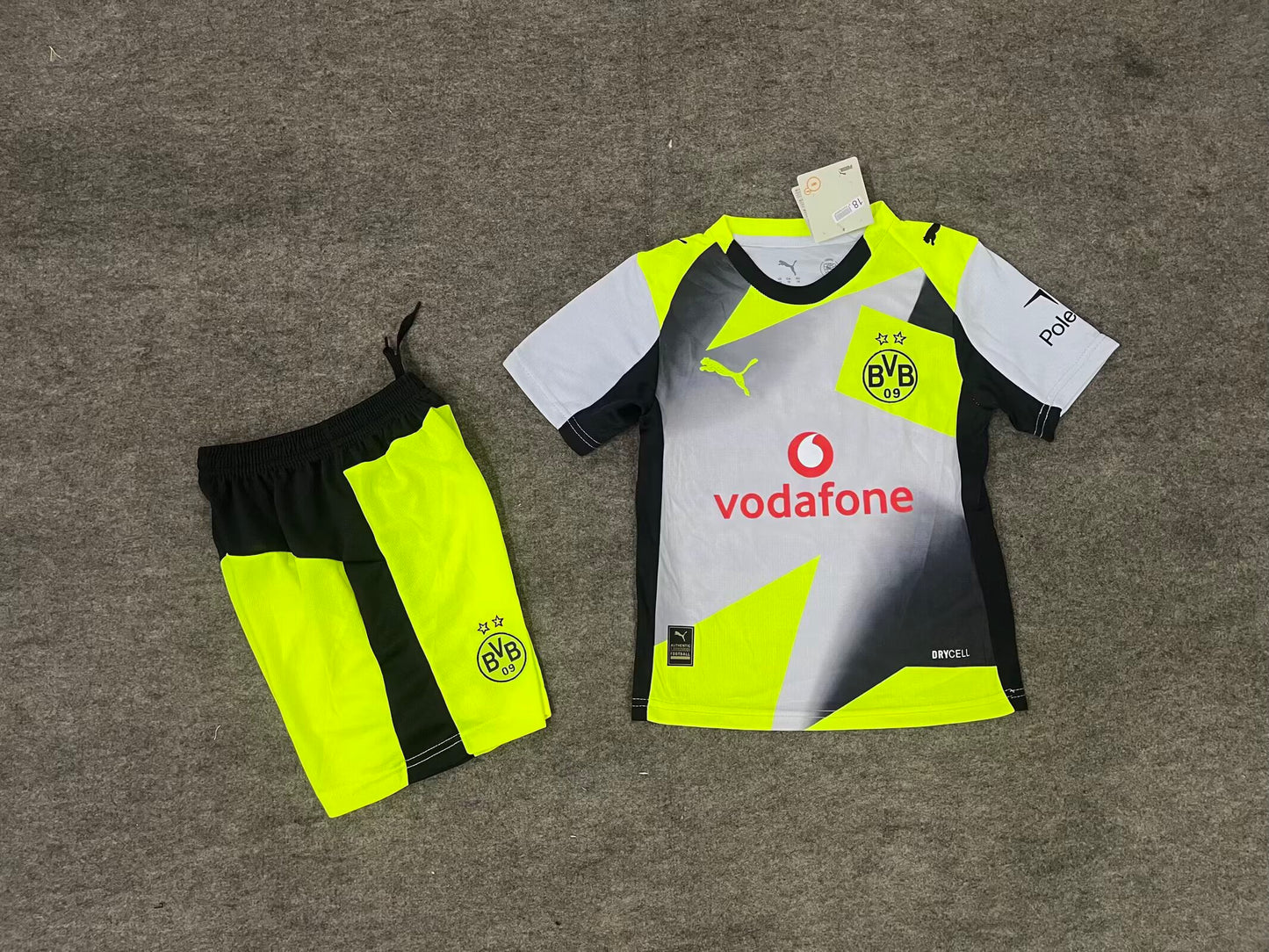 Borussia Dortmund 2025/2026 Kids Away Football Jersey
