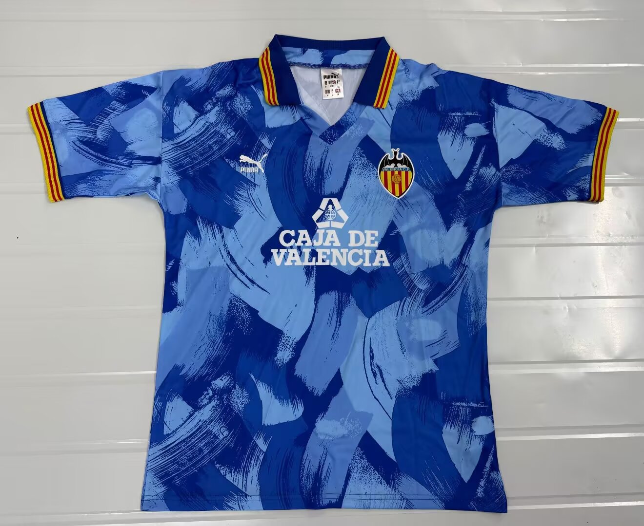 Retro valencia 1990/1991 Away Fan Version Football Jersey