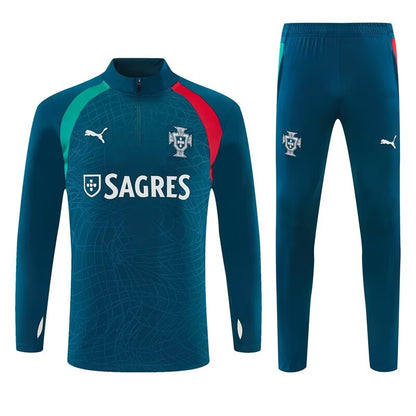 Portugal Training Tracksuit Green Kits (KIDS-MAN ) 2026-2027 (10-2xl)