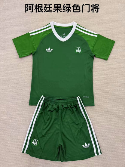 Argentina 2025/2026 Kids Goalkeeper Fan Version Football Jersey