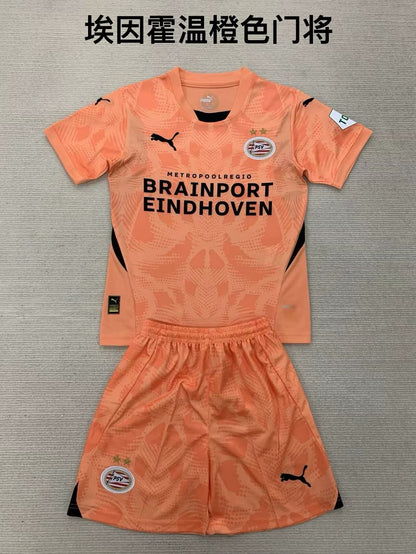 PSV eindhoven 2024/2025 Kids Goalkeeper Football Jersey
