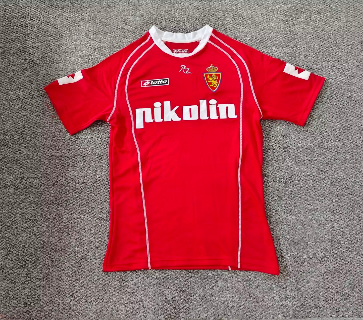 Retro Zaragoza 1995/1996 Away Fan Version Football Jersey