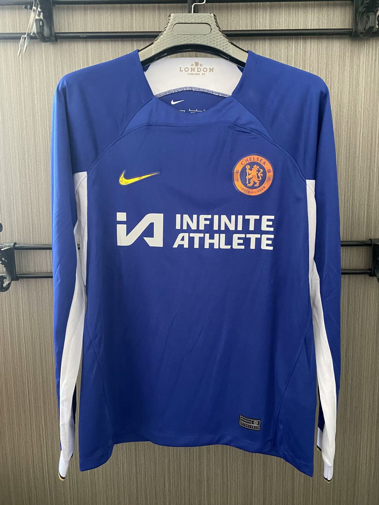 Chelsea 2023/2024 Home Long Sleeve Fan Version Football Jersey