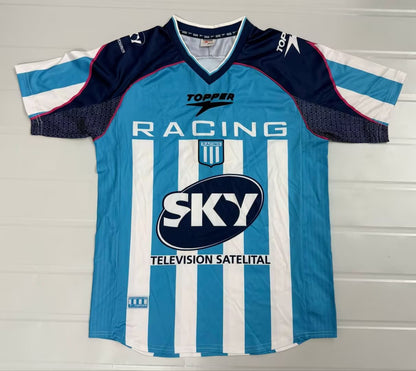 Retro Racing 2001/2002 Home Fan Version Football Jersey