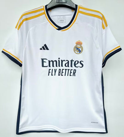 Real Madrid 2023/2024 Home Fan Version Football Jersey