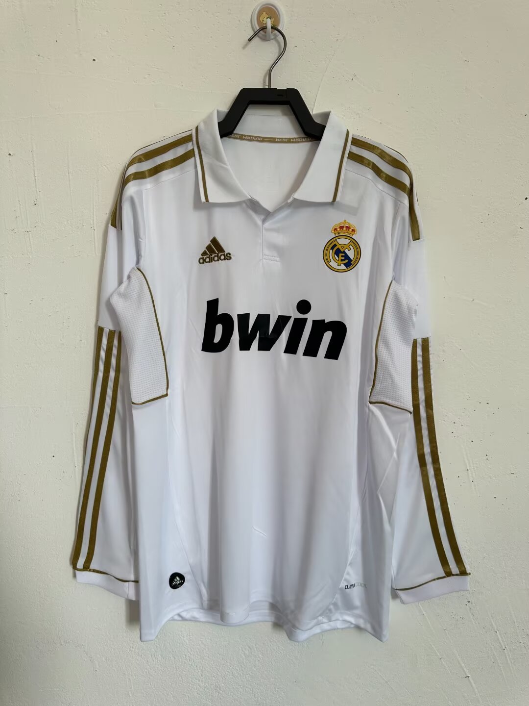 Retro Real Madrid 2011/2012 Home Long Sleeve Football Jersey