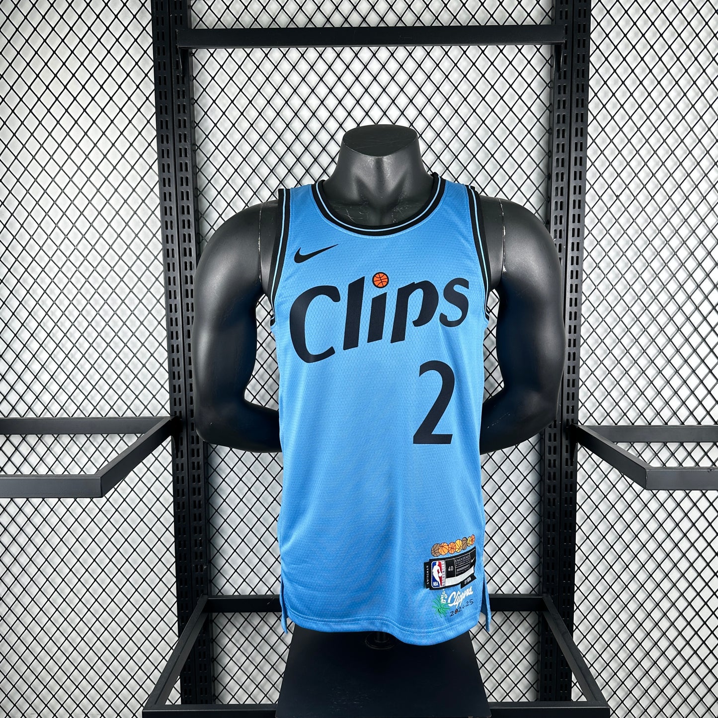 Los Angeles Clippers City Blue #2 LRONARD NBA Season Jerseys 2025