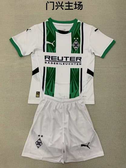 Monchengladbach 2024/2025 Kids Home Football Jersey