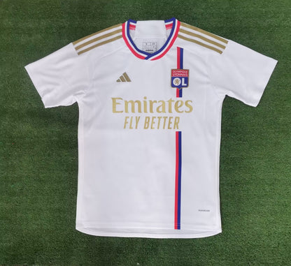 Lyon 2023/2024 Home Fan Version Football Jersey