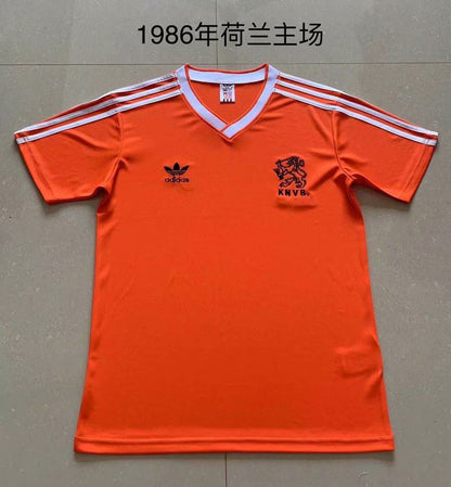 Retro Netherlands 1986 Home Football Jersey