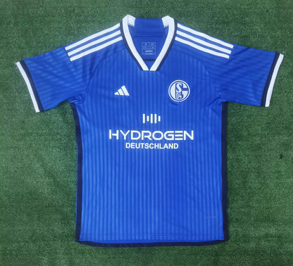 Schalke 04 2023/2024 Home Fan Version Football Jersey