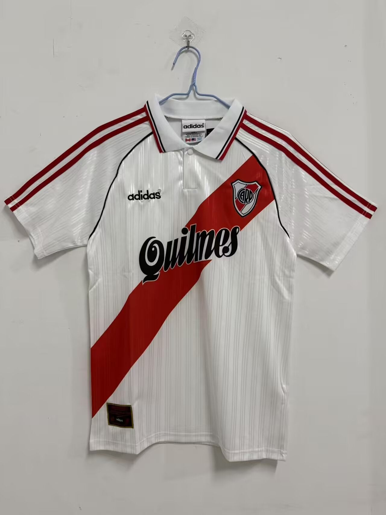 Retro River Plate 1995/1996 Home Fan Version Football Jersey