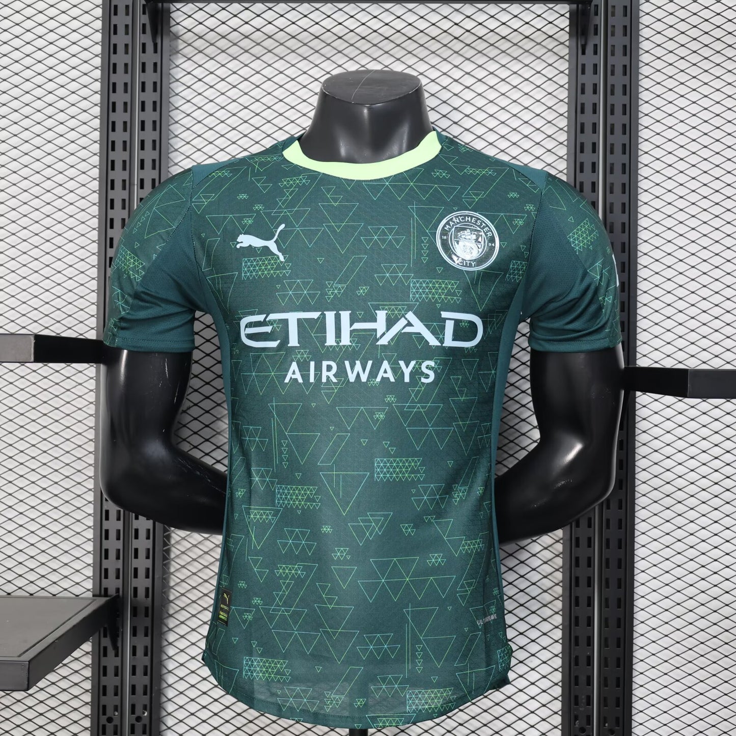 Manchester City 2025/2026 Away Player Version Football Jersey
