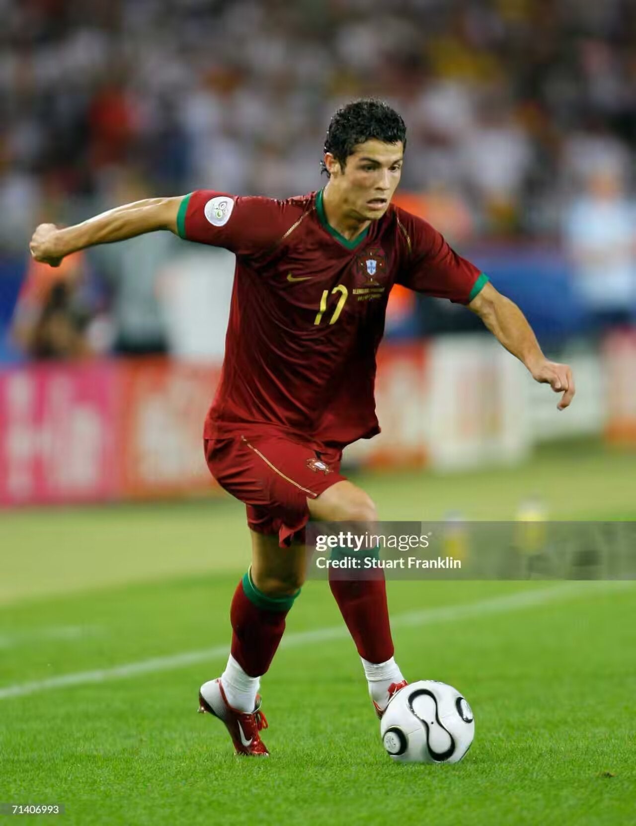Retro Portugal 2006 Home Player Version Football Jersey