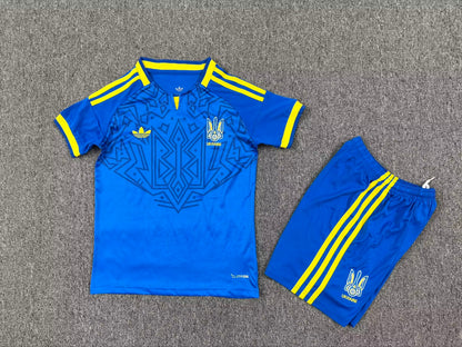 Ukraine 2026/2027 Kids Away Fan Version Football Jersey