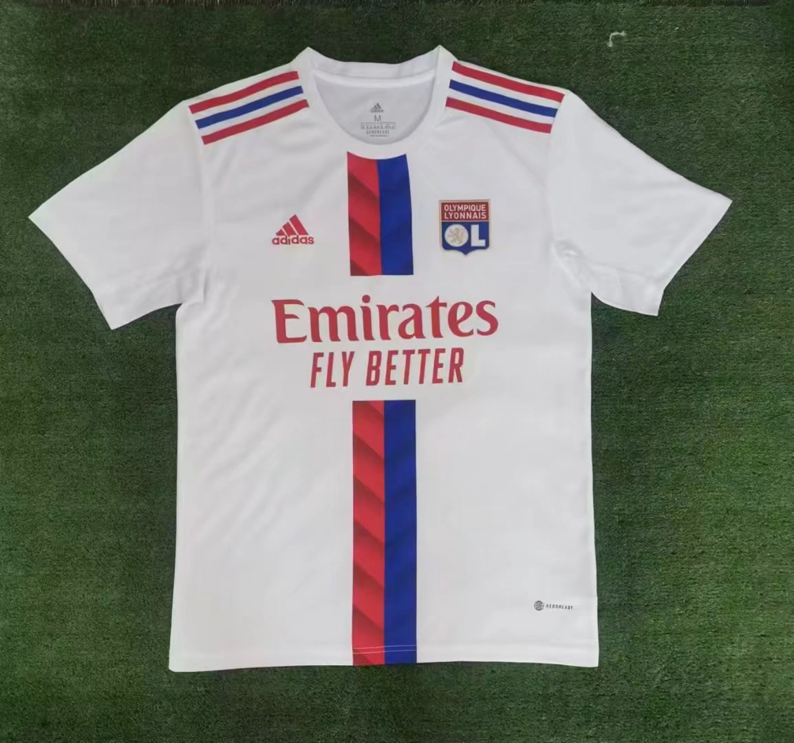 Lyon 2022/2023 Home Fan Version Football Jersey