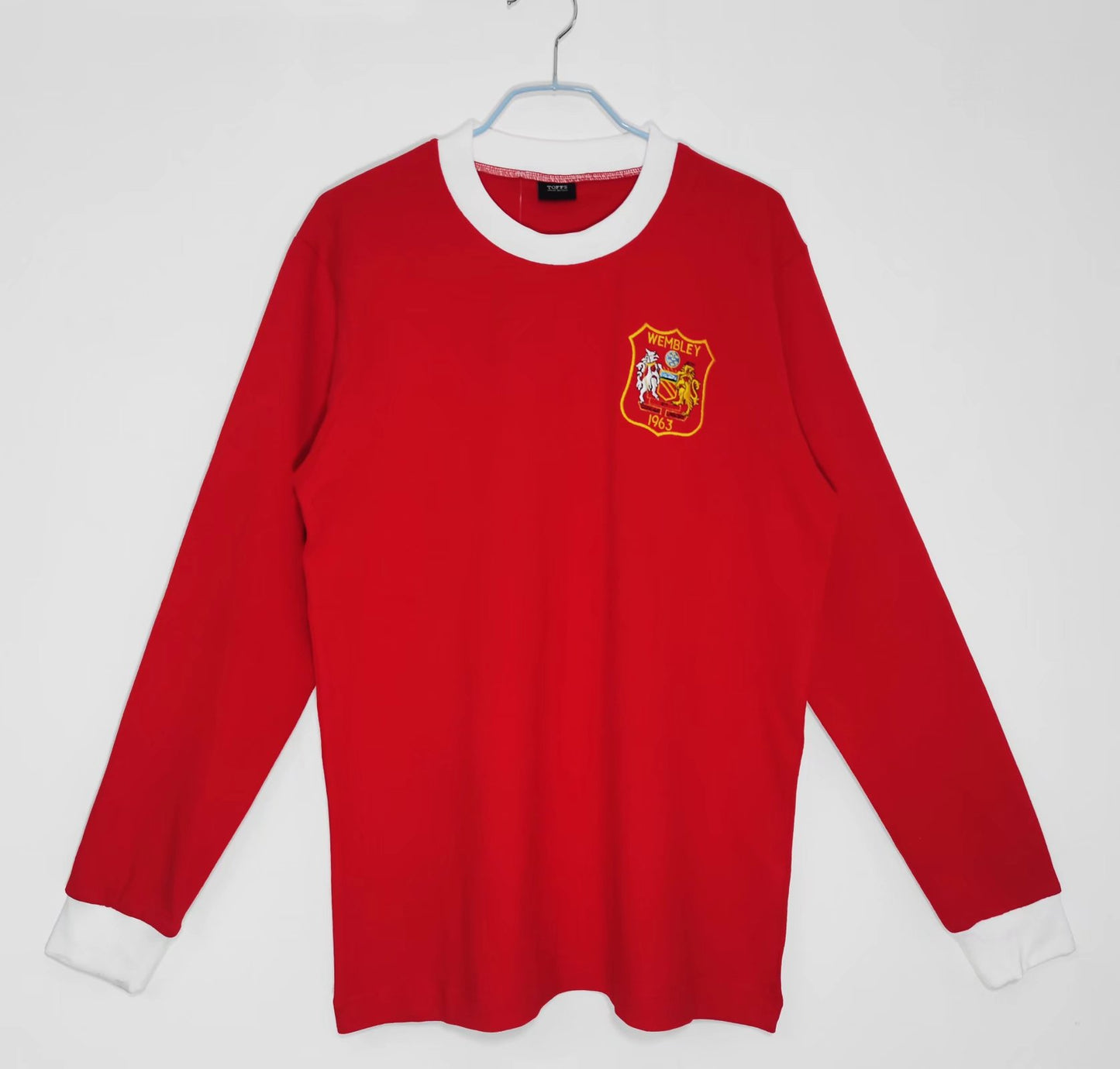 Retro Manchester united 1963 Home Long Sleeve Football Jersey