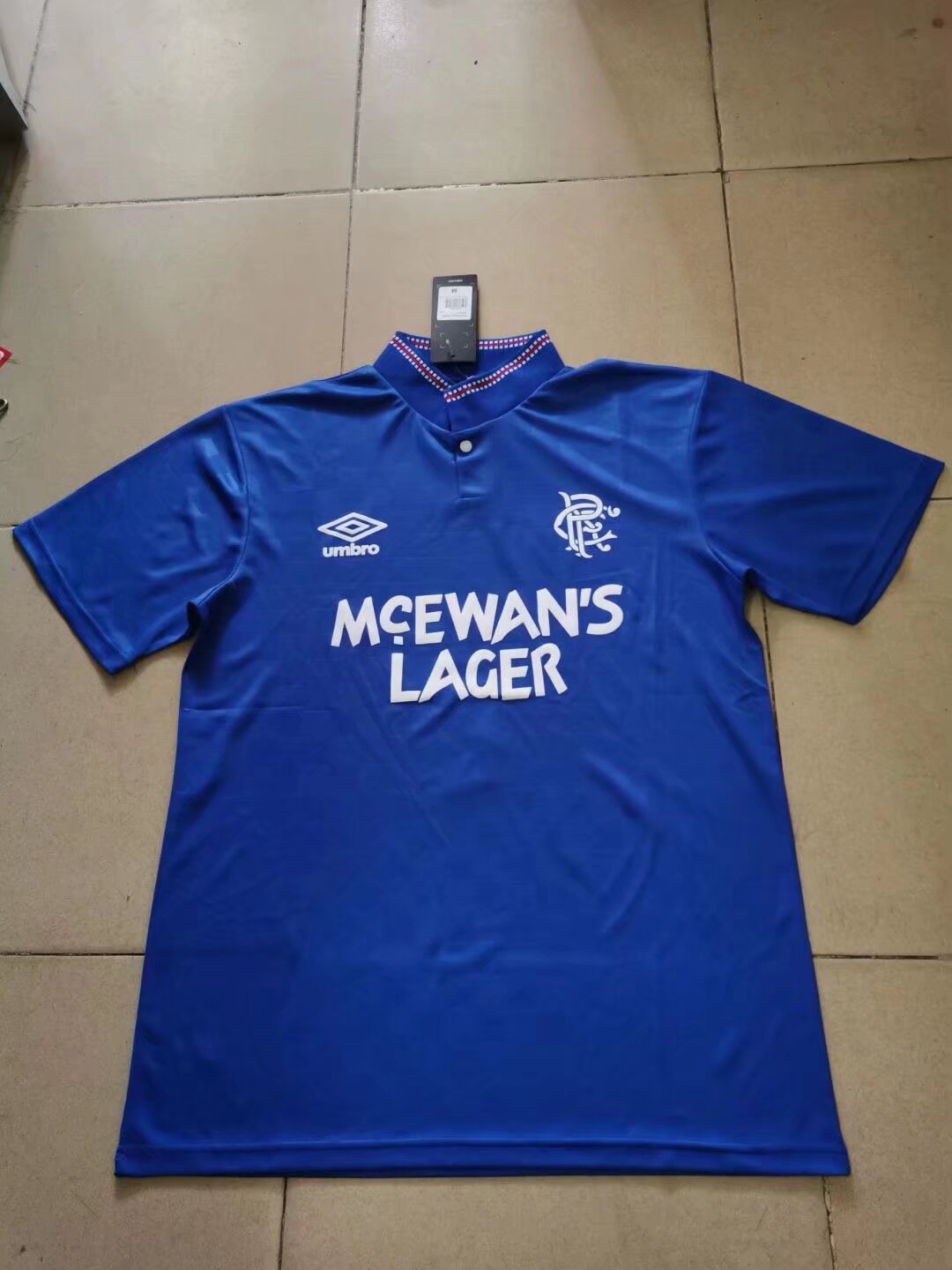 Retro Rangers 1988/1990 Home Football Jersey