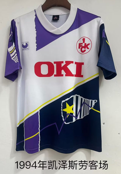 Retro Germany-Bundesliga 1994 Away Fan Version Football Jersey