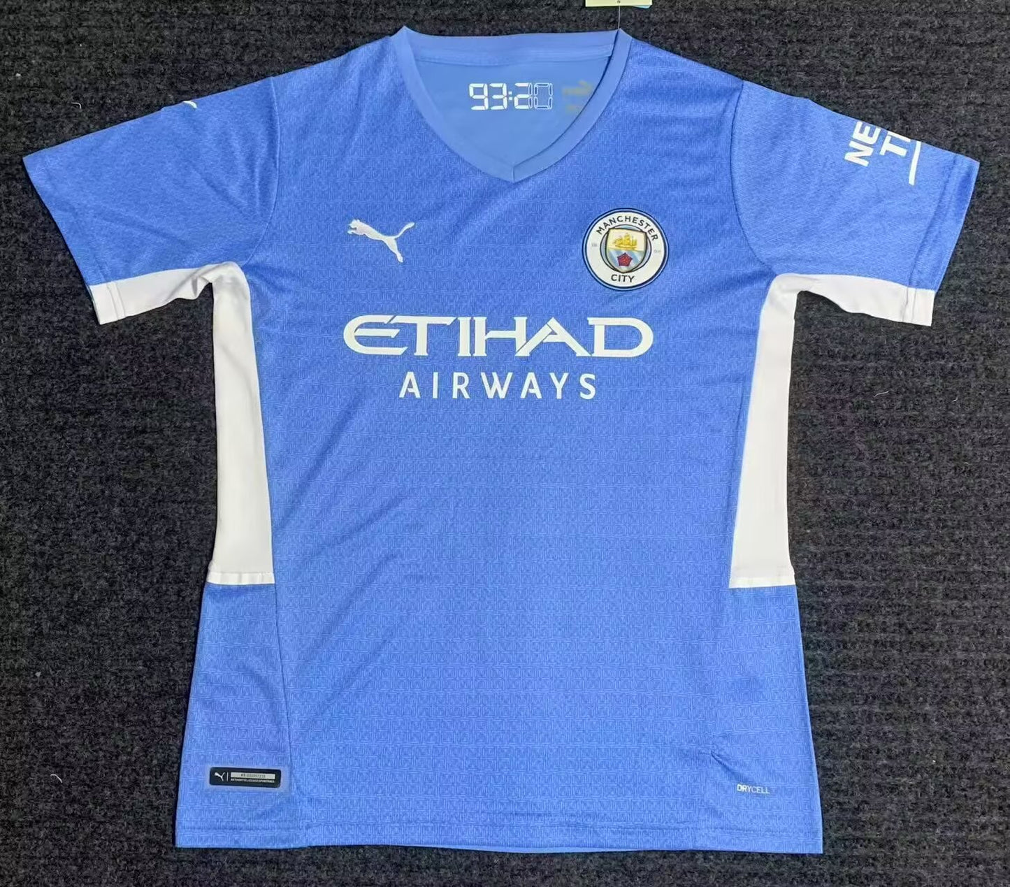 Manchester City 2021 Home Fan Version Football Jersey