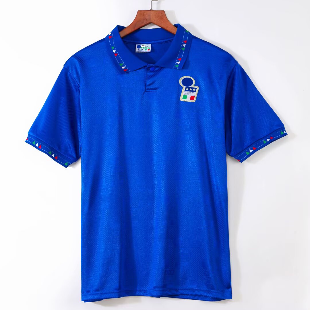 Retro Italy 1994 Home Football Jersey