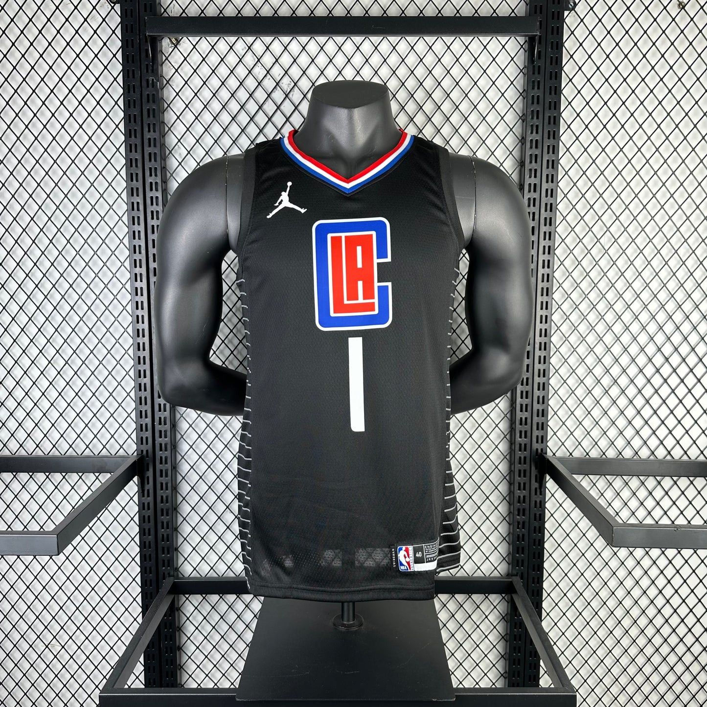 Los Angeles Clippers Black #1 HARDEN NBA Season Jerseys 2021