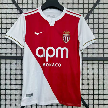 AS Monaco 2025/2026 Home Fan Version Football Jersey