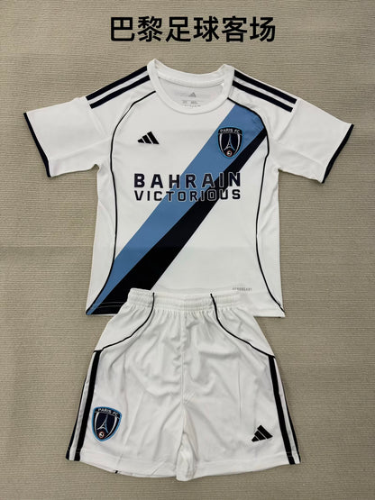France -Ligue 1 2025/2026 Kids Away Football Jersey