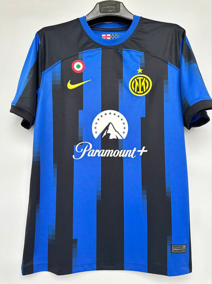 Inter Milan 2023/2024 Home Fan Version Football Jersey