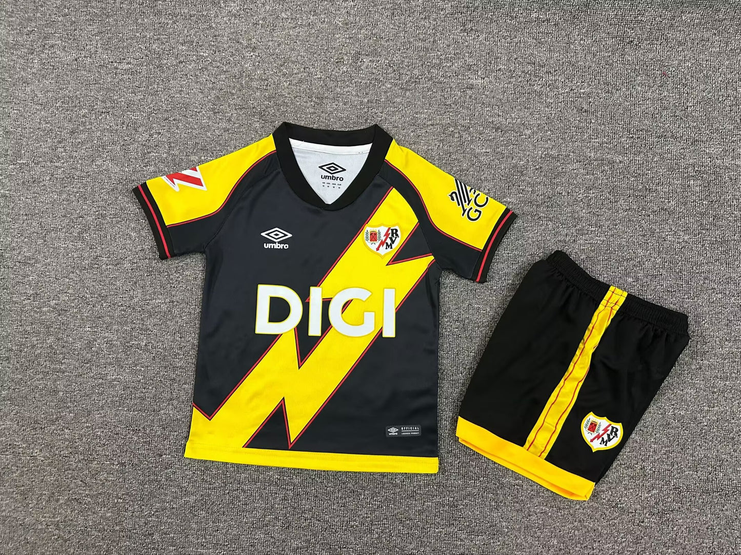 Rayo Vallecano 2025/2026 Kids Third Away Football Jersey