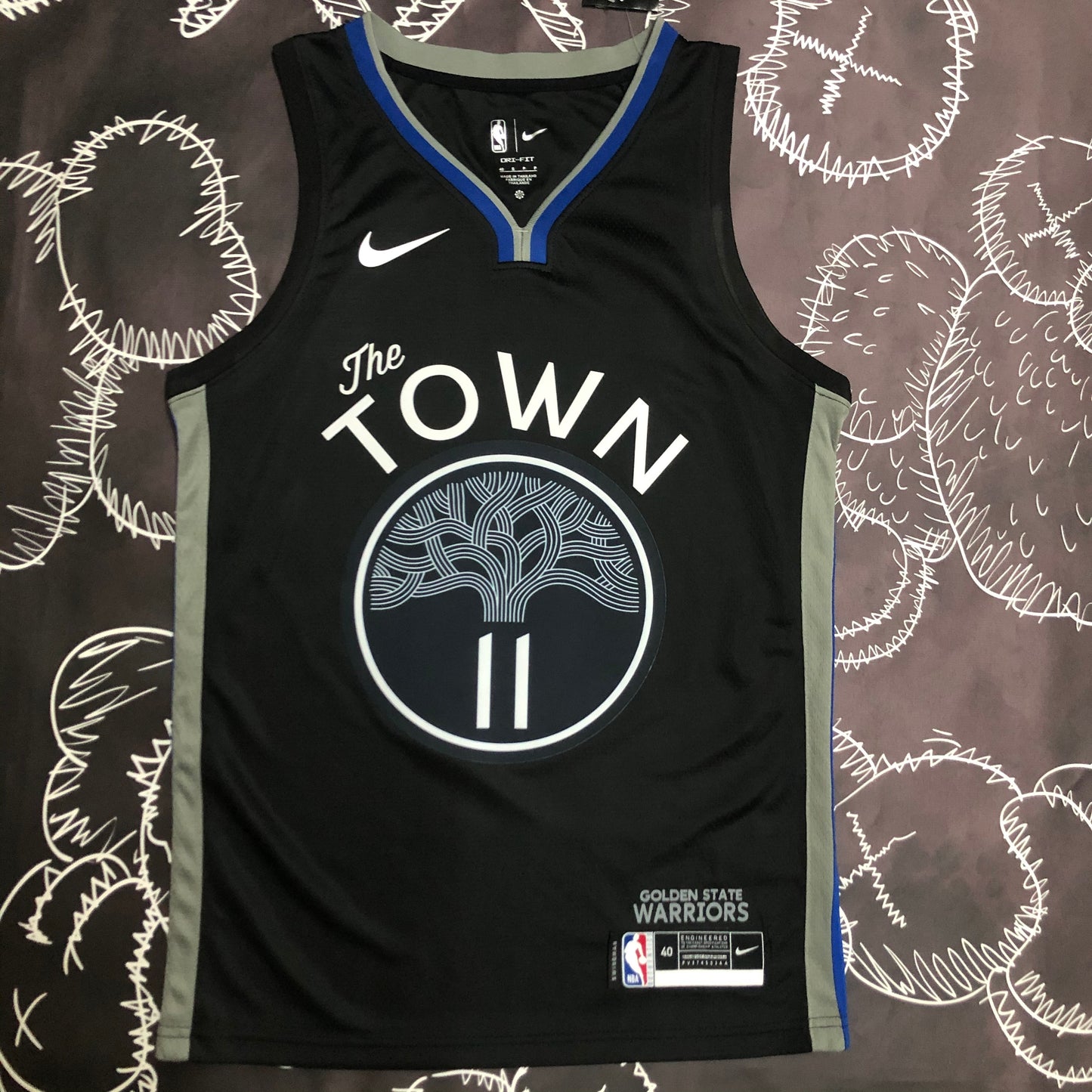 Retro Golden State Warriors 2020 Football Jersey