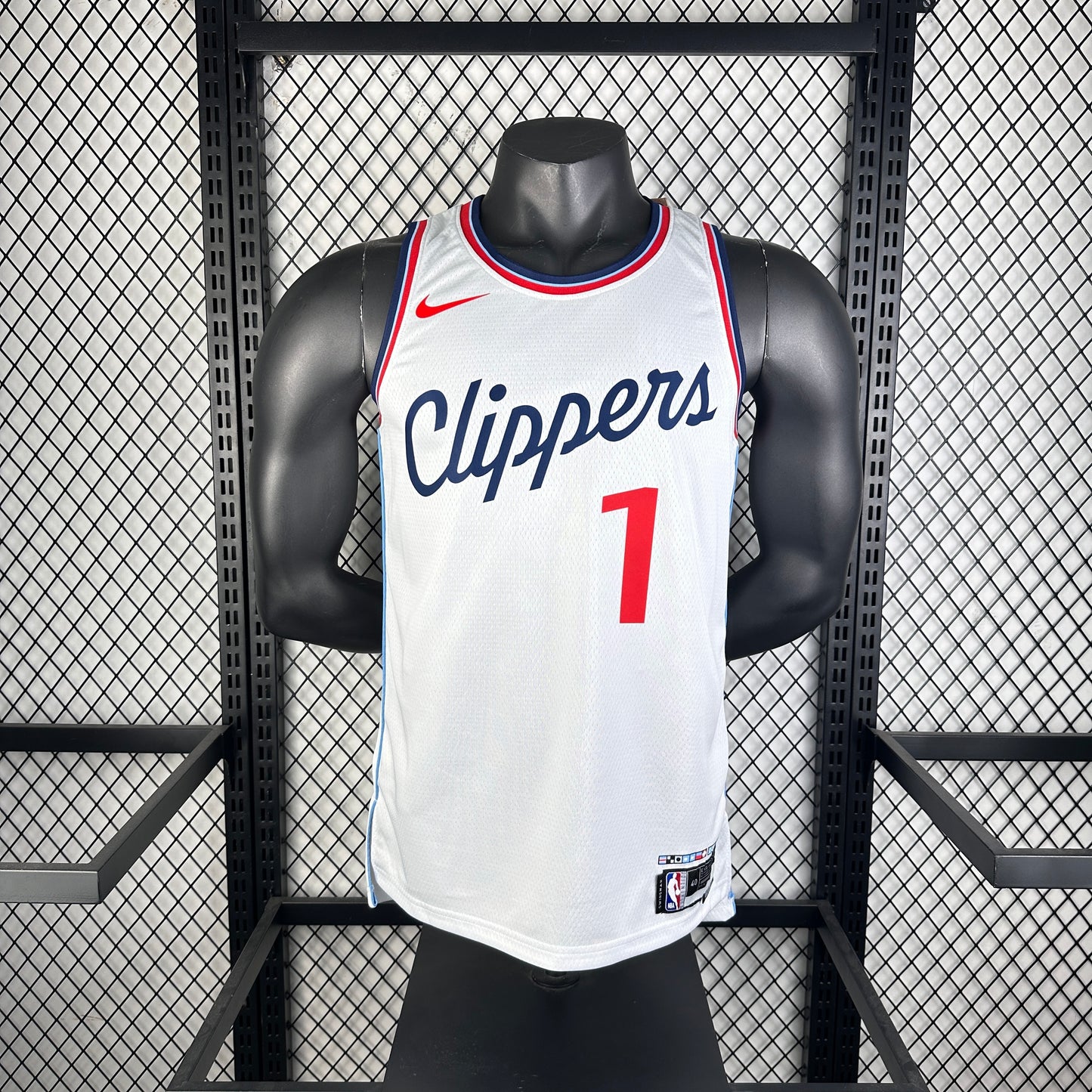 Los Angeles Clippers White #1 HARDEN NBA Season Jerseys 2025